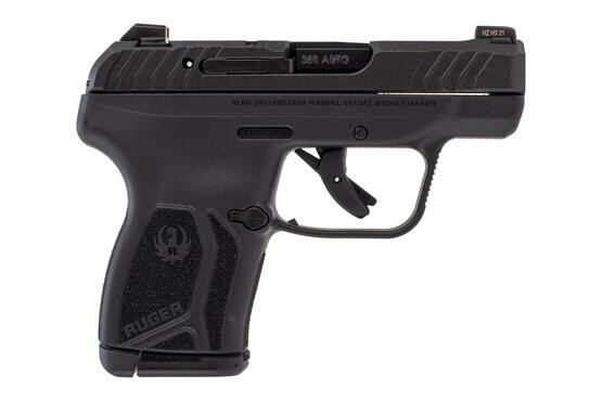 Ruger LCP Max 380 ACP Pistol has a Tritium front sight and drift adjustable rear sight